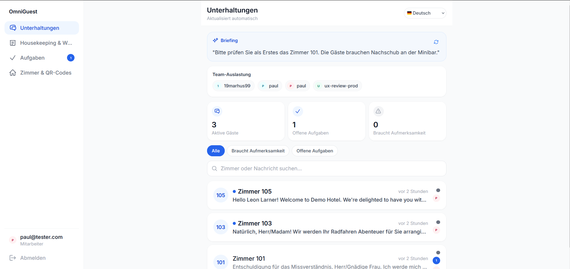 Screenshot 2 von OmniGuest
